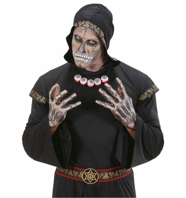 Carnavalsaccessoires: Ketting uitgestoken ogen