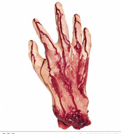 Halloweenaccessoires: Afgehakte hand