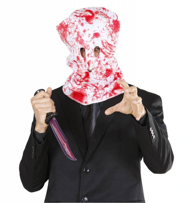 Halloweenaccessoires bloederig horror masker