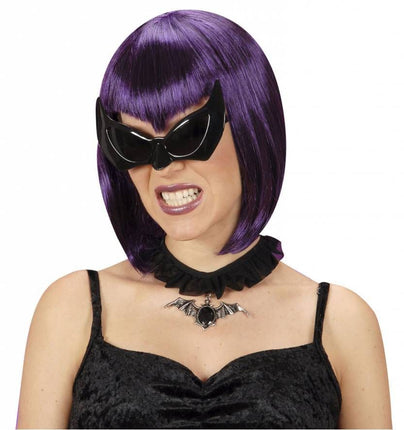 Halloweenaccessoires: Bril vleermuis