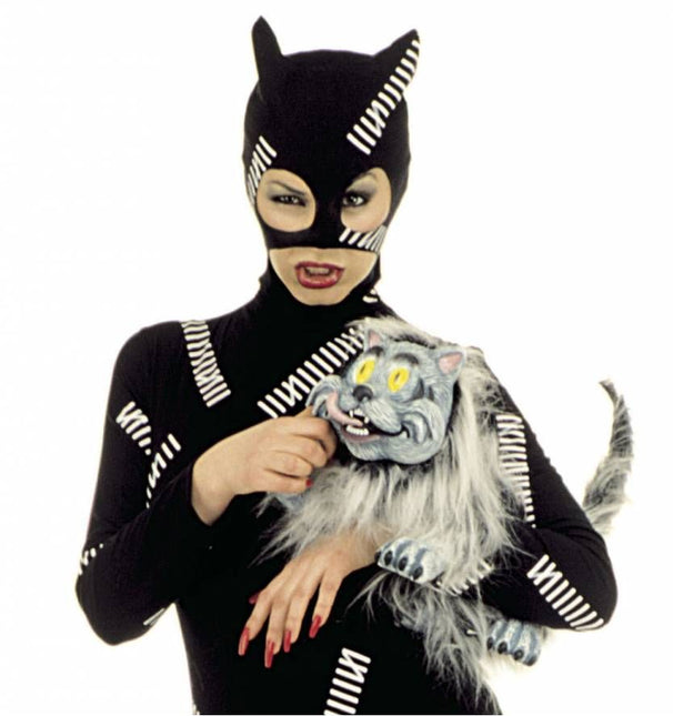 Halloweenaccessoires: Buigbare gemene kat