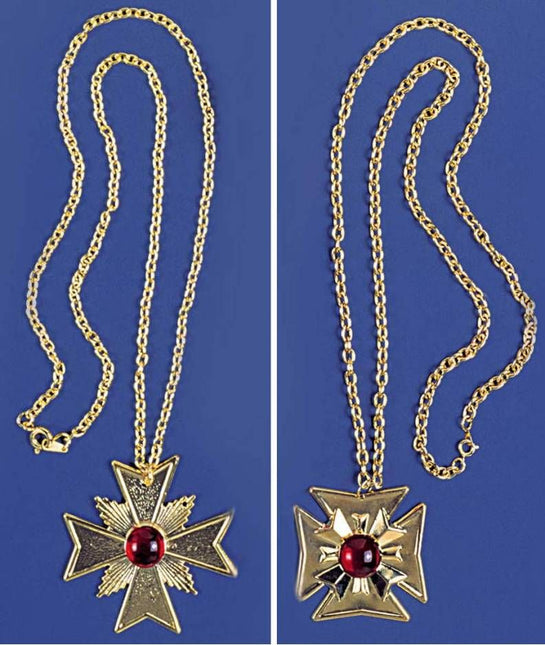 Halloweenaccessoires decoratie ketting met steen