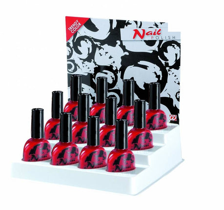 Halloweenaccessoires displaynagellak rood