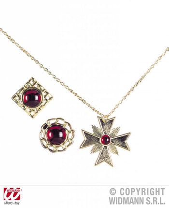 Halloweenaccessoires: Draculaset