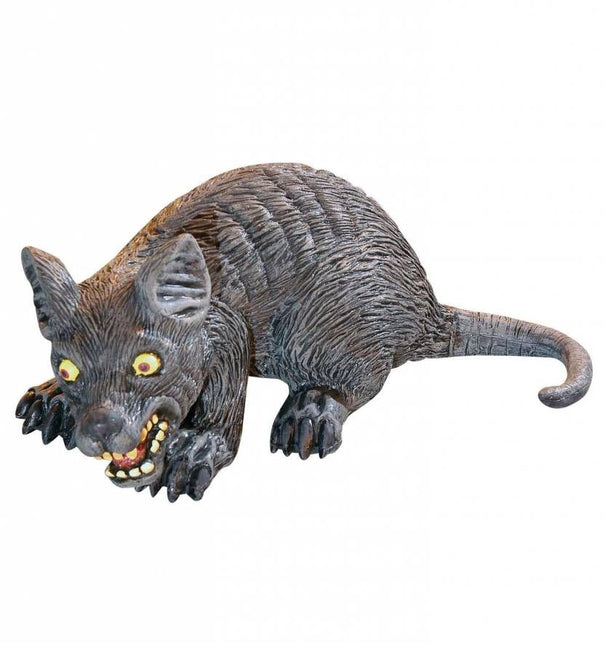 Halloweenaccessoires enge rat 32cm