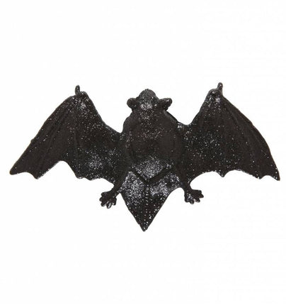 Halloweenaccessoires glitter vleermuis haarclip