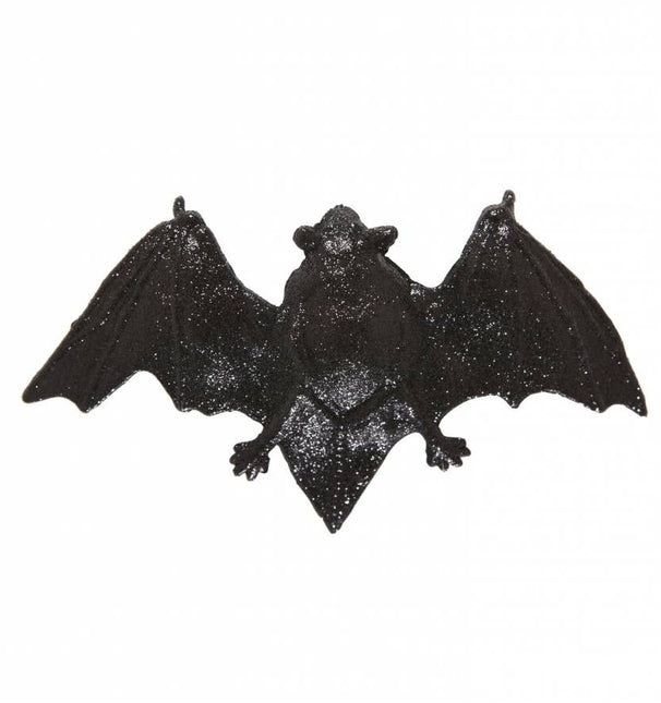 Halloweenaccessoires glitter vleermuis haarclip
