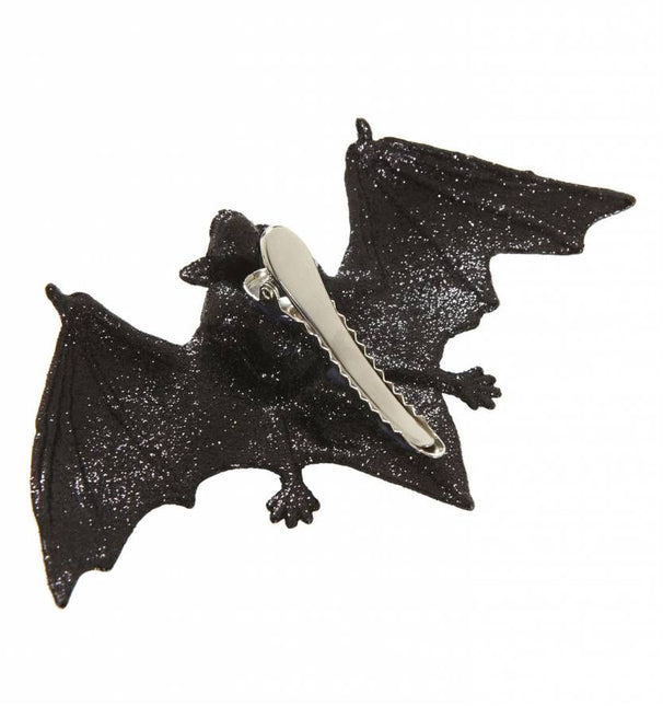 Halloweenaccessoires glitter vleermuis haarclip