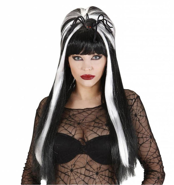Halloweenaccessoires haarclip spinnen