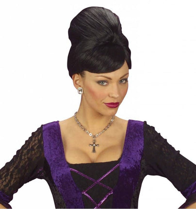 Halloweenaccessoires: Halsketting met Gotisch kruis