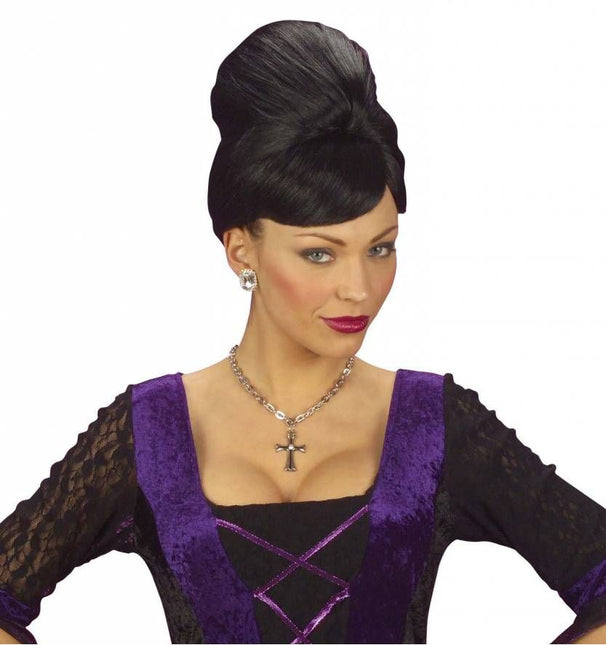 Halloweenaccessoires: Halsketting met Gotisch kruis