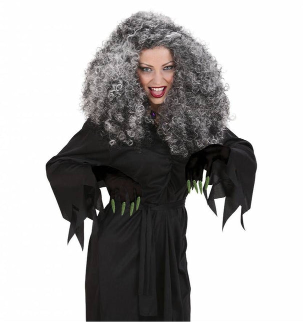 Halloweenaccessoires: Heksen handschoenen