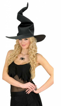 Halloweenaccessoires heksenhoed gekke heks
