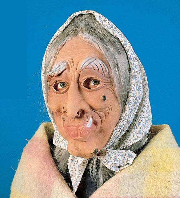 Halloweenaccessoires: Heksenmasker met doek