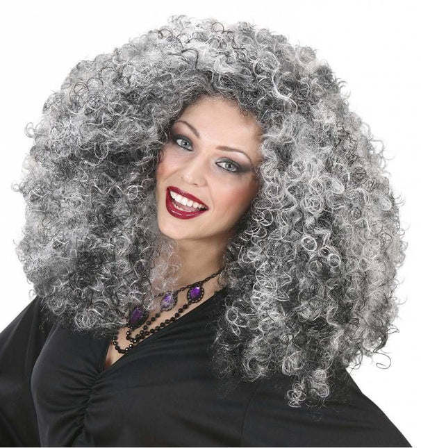 Halloweenaccessoires: Heksenpruik