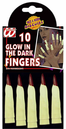 Halloweenaccessoires heksenvinger lichtgevend in het donker