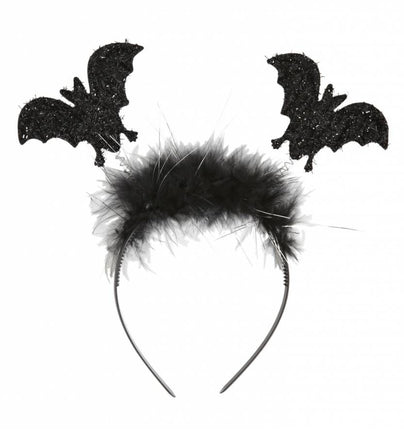 Halloweenaccessoires hoofdband vleermuizen