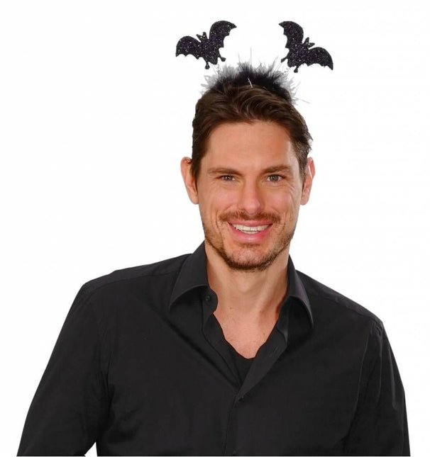 Halloweenaccessoires hoofdband vleermuizen