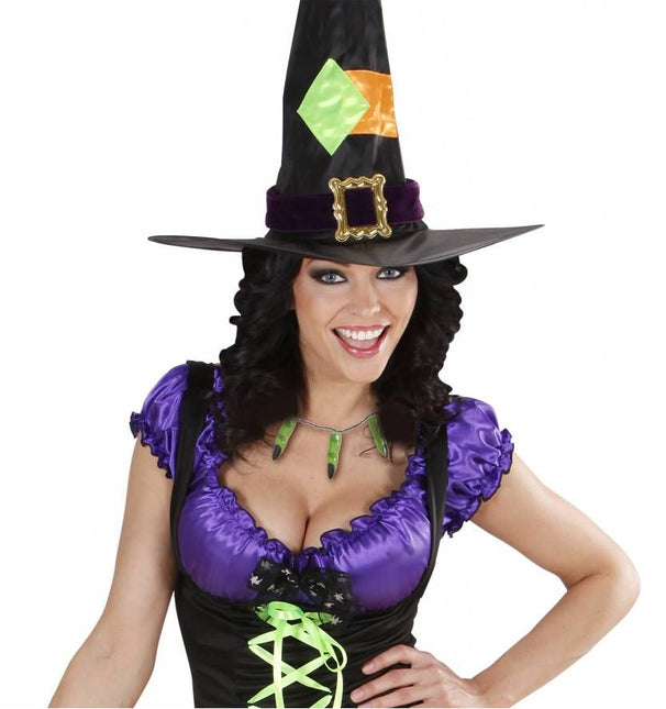 Halloweenaccessoires ketting met vingers