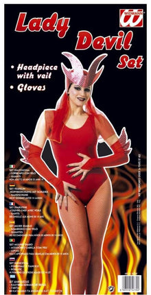 Halloweenaccessoires lady devil