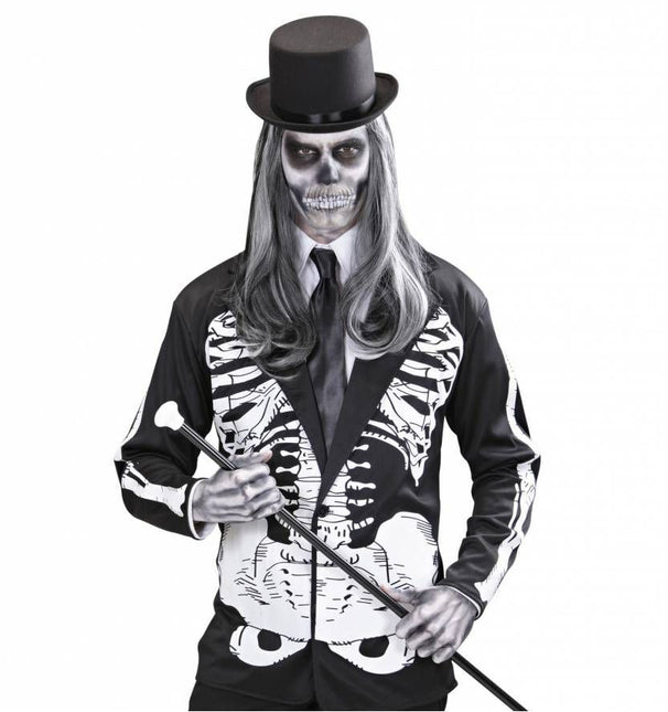 Halloweenaccessoires luxe hoge hoed vilt