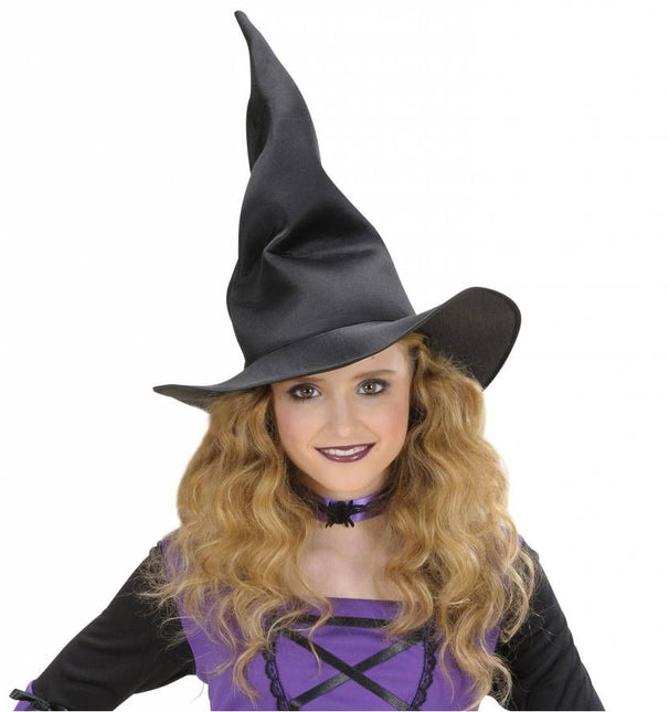 Halloweenaccessoires: Maffe heksenhoed kind