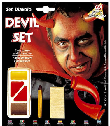 Halloweenaccessoires make-up set met accessoires