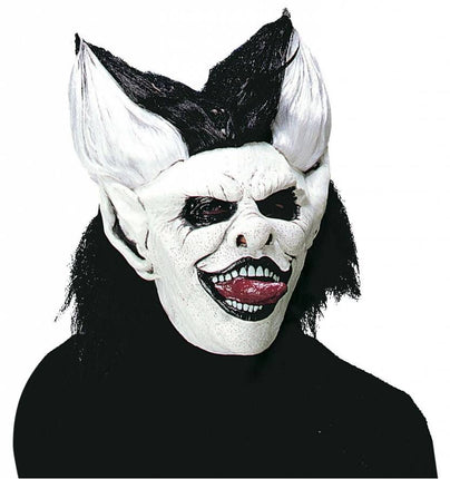 Halloweenaccessoires masker likker met haar