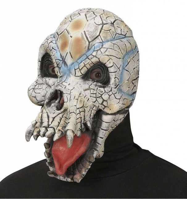 Halloweenaccessoires masker reptiel schedel