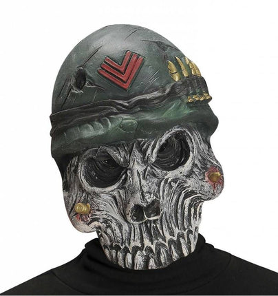 Halloweenaccessoires masker schedel leger
