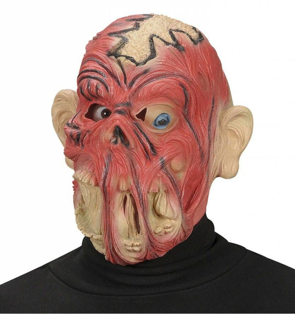 Halloweenaccessoires masker smeltend gezicht