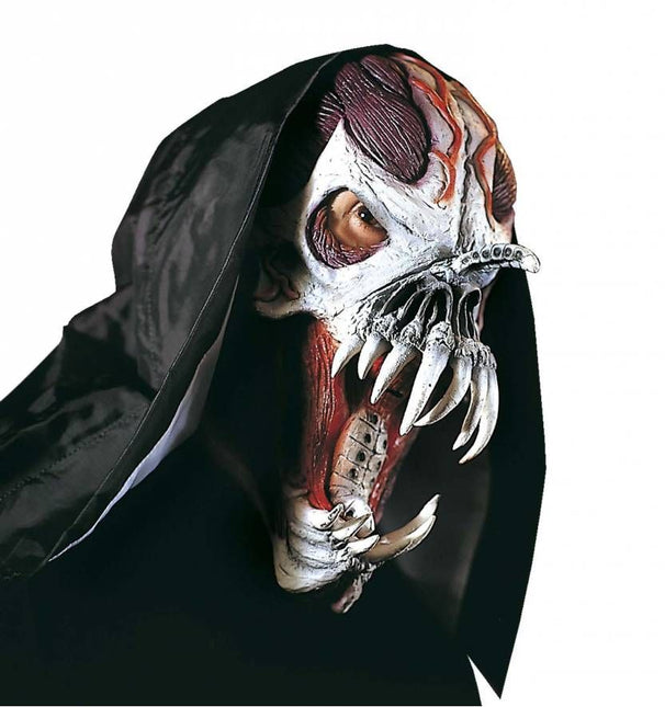 Halloweenaccessoires masker space monster met kraag