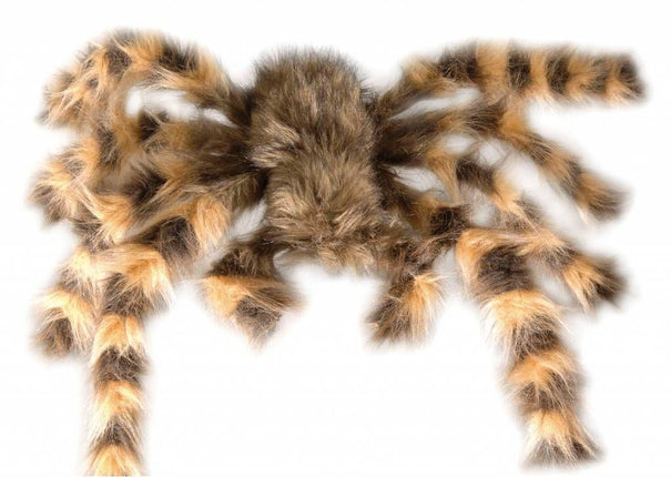 Halloweenaccessoires: Mega grote harige spin 65 cm buigbaar