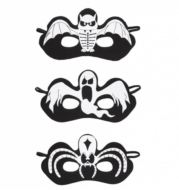 Halloweenaccessoires oogmasker halloween