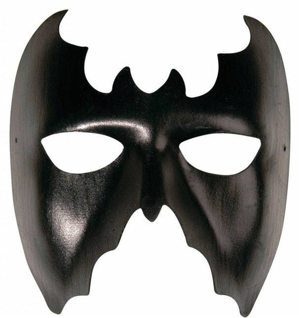 Halloweenaccessoires oogmasker vleermuis lederlook