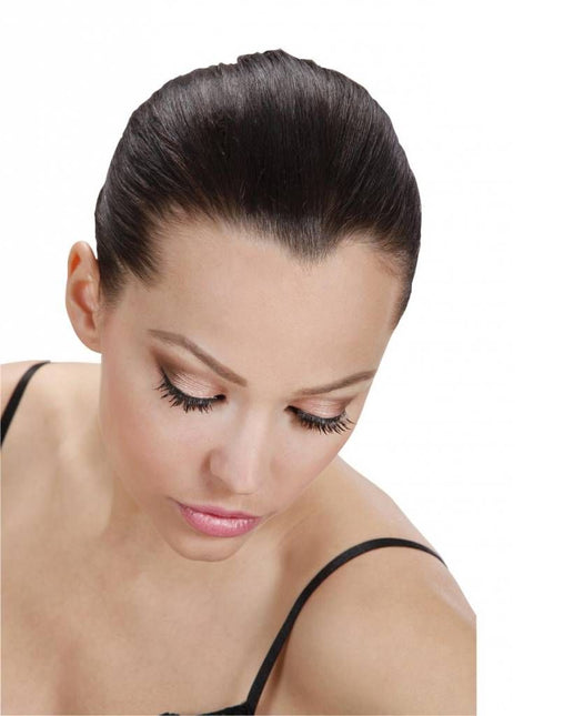 Halloweenaccessoires oogwimperszwart met lange punten