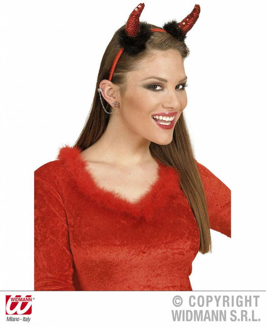 Halloweenaccessoires: Oorbellen Ster met "diamant"