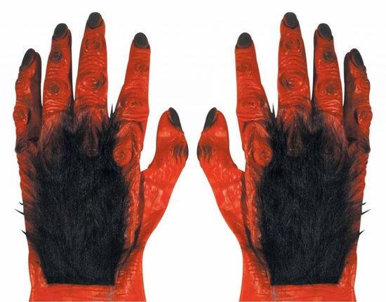 Halloweenaccessoires paar duivelshanden met haar