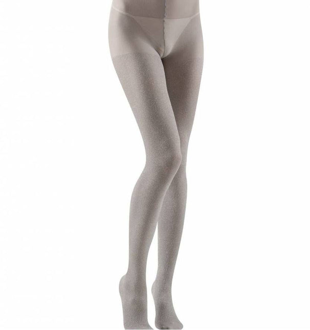 Halloweenaccessoires panty 40den glitter zwart