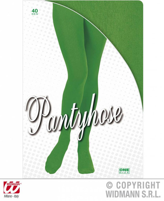 Halloweenaccessoires panty groen