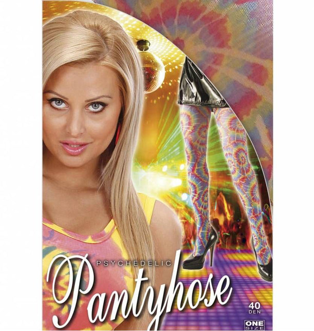 Halloweenaccessoires: Panty Psychedelisch