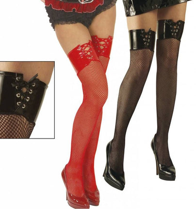 Halloweenaccessoires: Panty vinyl Top