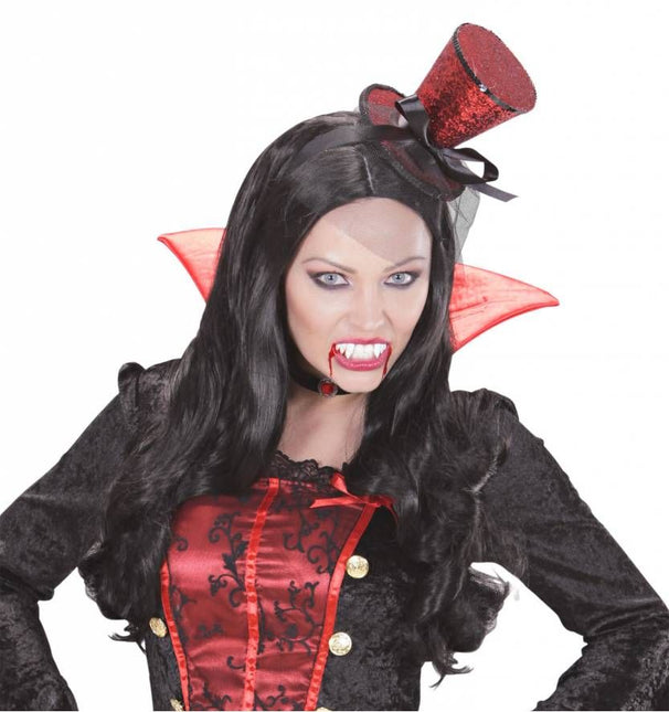 Halloweenaccessoires pk 12 vampire fangs kit