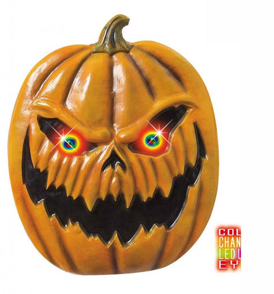 Halloweenaccessoires pompoen met lichtgevende ogen