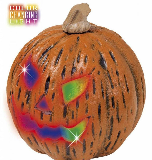 Halloweenaccessoires pompoenveranderend licht 20x23cm