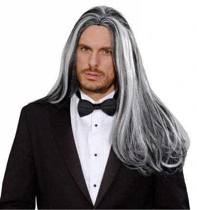 Halloweenaccessoires pruik droomhaar Victoriaanse vampier