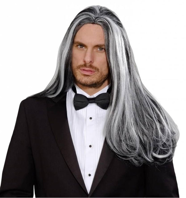 Halloweenaccessoires pruik droomhaar Victoriaanse vampier