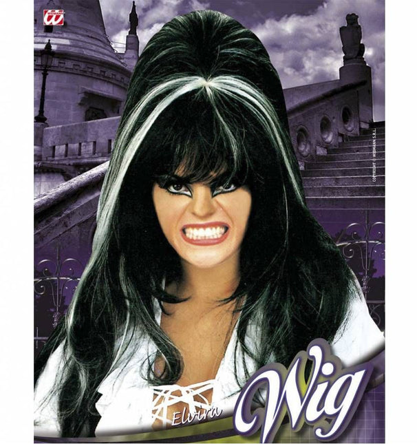 Halloweenaccessoires: Pruik Elviria