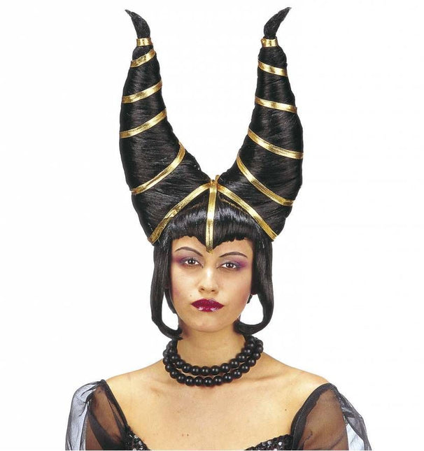 Halloweenaccessoires: Pruik Incantatia