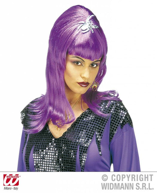 Halloweenaccessoires: Pruik Spiderwoman